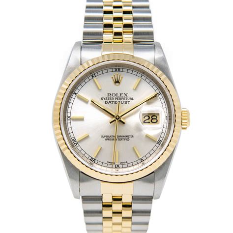 rolex dayjust gold silber|cheapest Rolex Datejust.